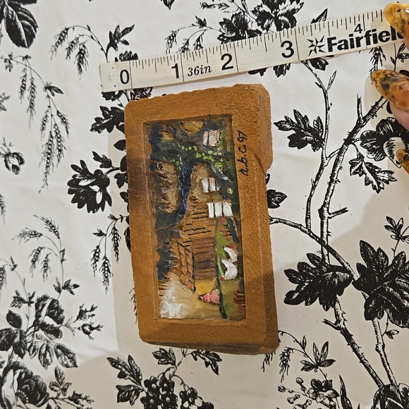 Rustic Farm Scene Miniature Painting so5 - Picture 5 of 5